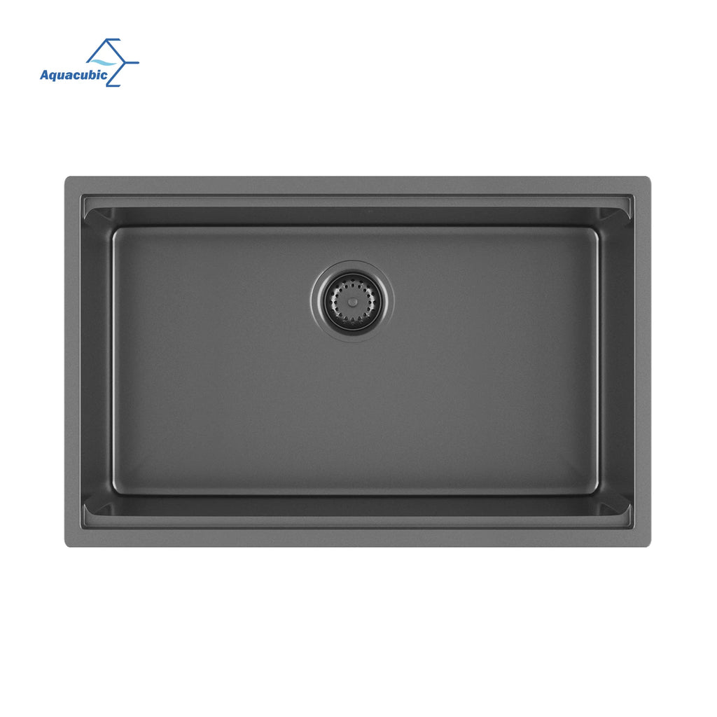 Aquacubic CUPC CE Certified Manufacturing 304 Stainless Steel Handmade Kitchen Sink