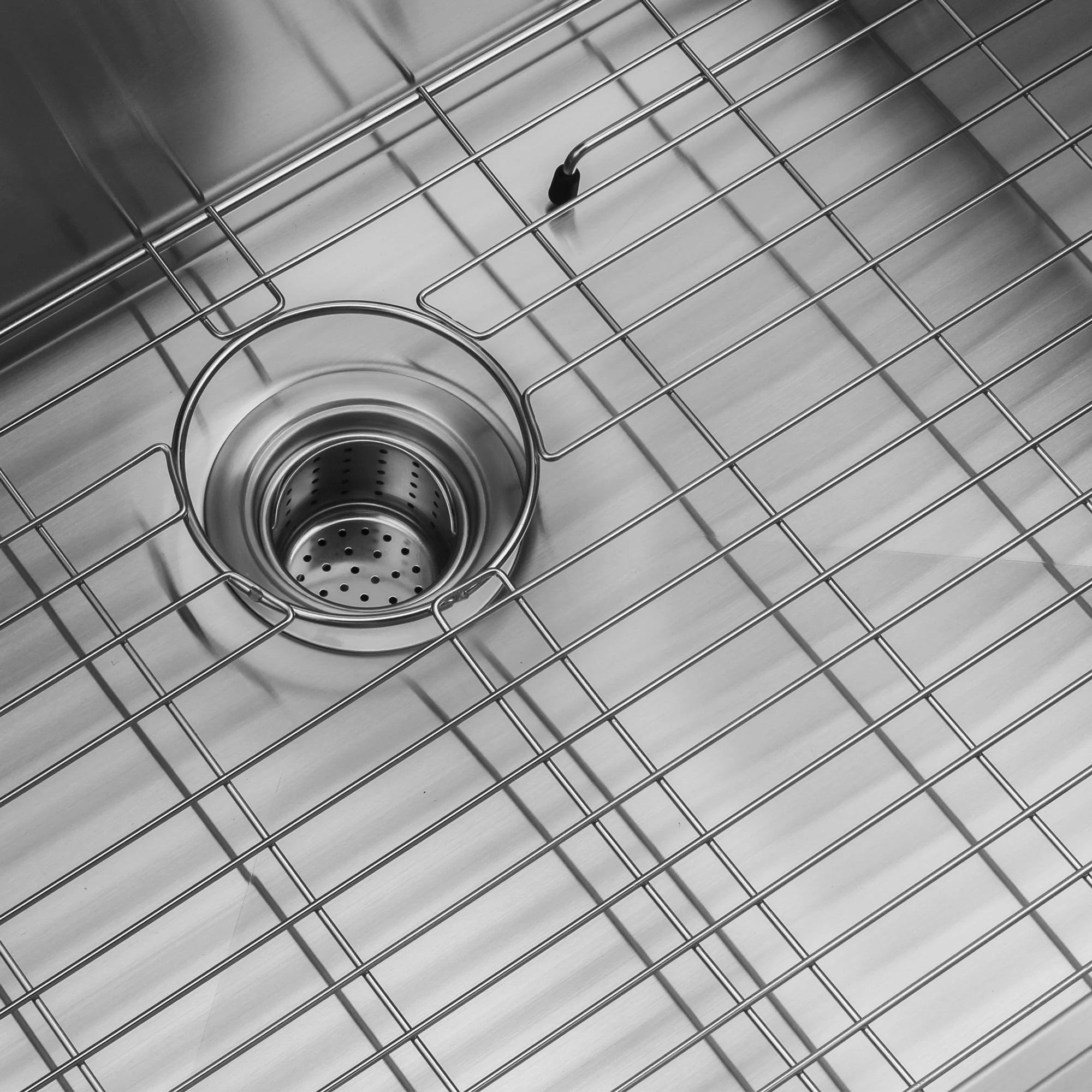 25 Inch Handmade 304 Stainless Steel Topmount Single Bowl Kitchen Sink Rectangular Rectangular One Hole Popular American Product