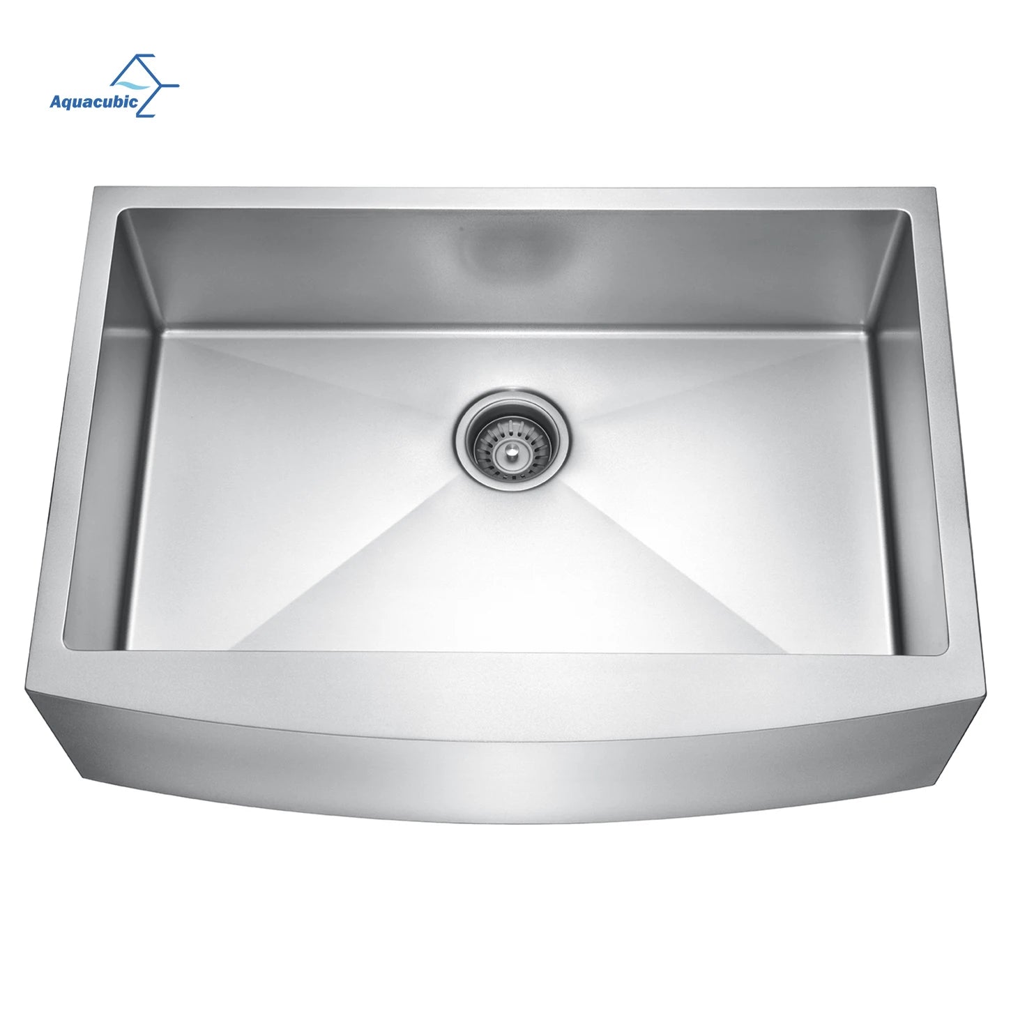 33 Inch Farmhouse / Farm Style / Country Style Single Bowl Stainless Steel Kitchen Front Apron Sink