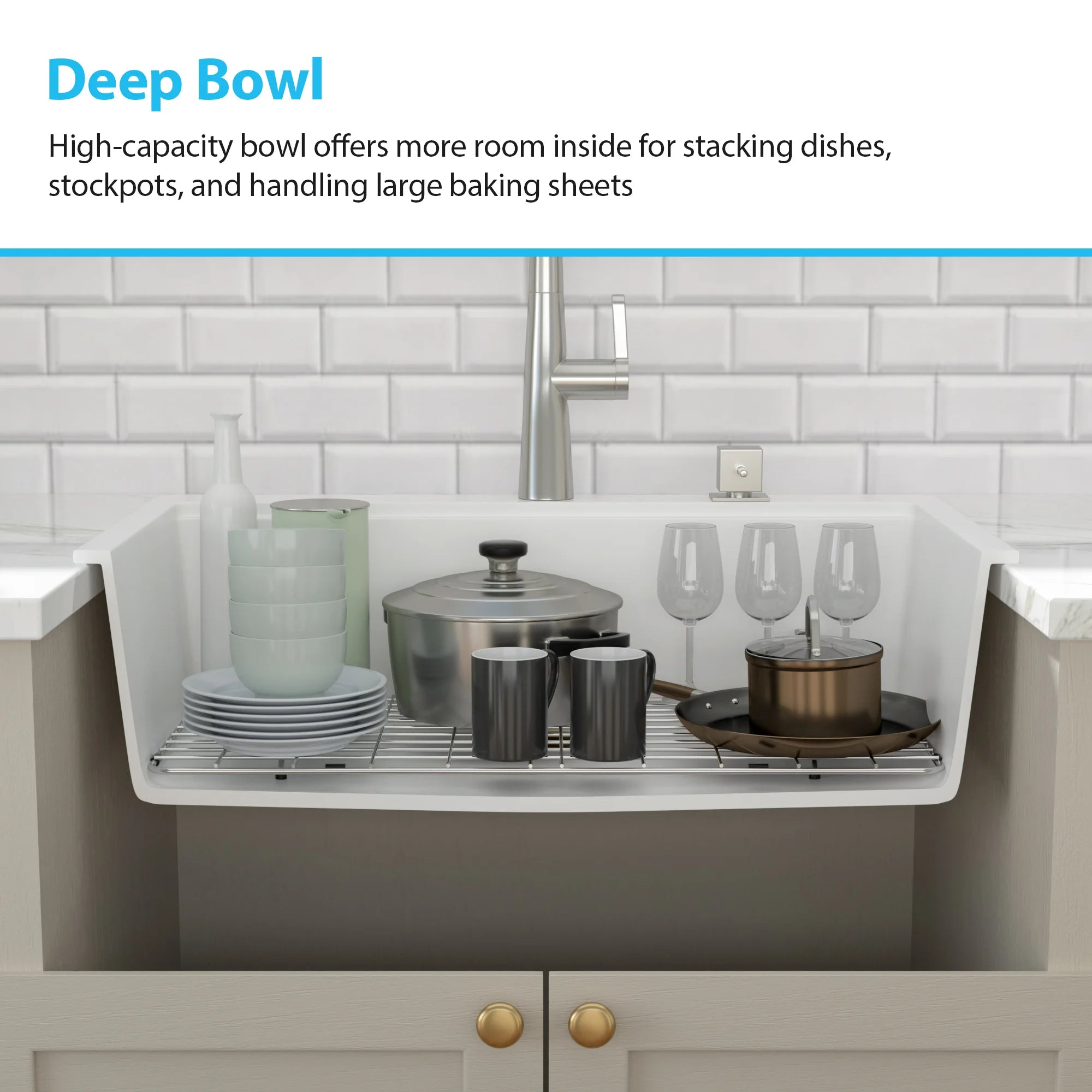 Sarlai Group 30"x19" Quartz Composite with Ledge Workstation Drop-in White Quartz Classic 30 Granite Composite Kitchen Sink