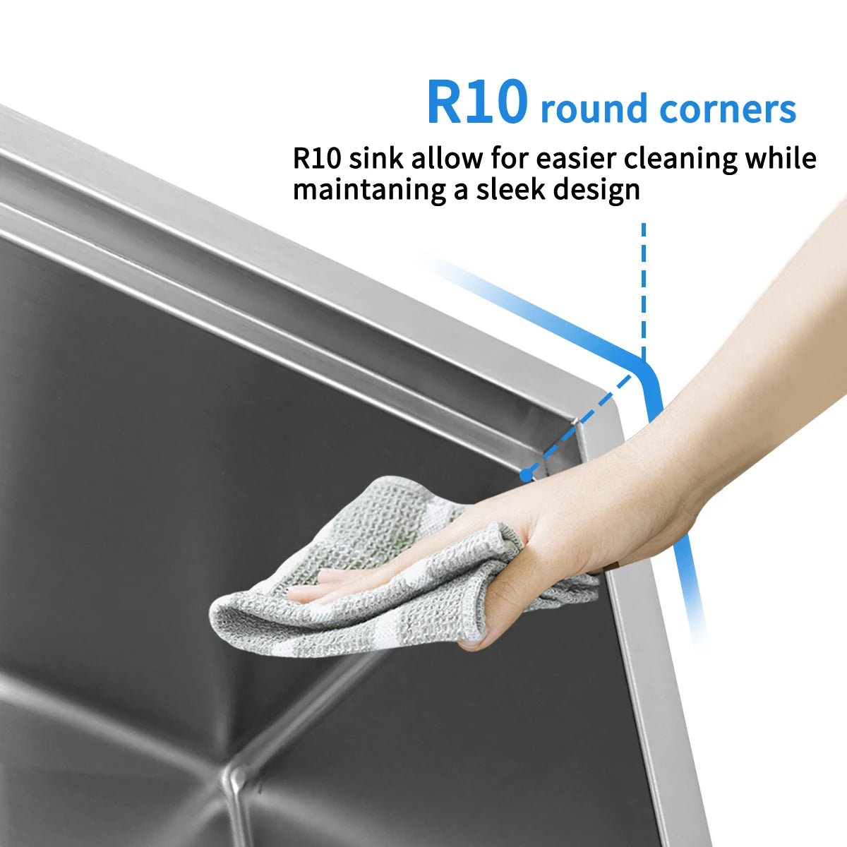 Aquacubic 32"x19" Inch Undermount Workstation 304 Stainless Steel Kitchen Sink Which Free Shipping in American