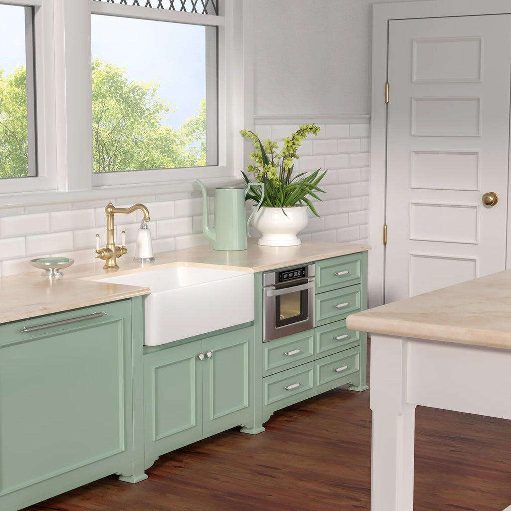 Fireclay Apron Front Farmhouse Kitchen Sinks Apron Front Single Bowl Farm Kitchen Sinks 33 Inch White Polished