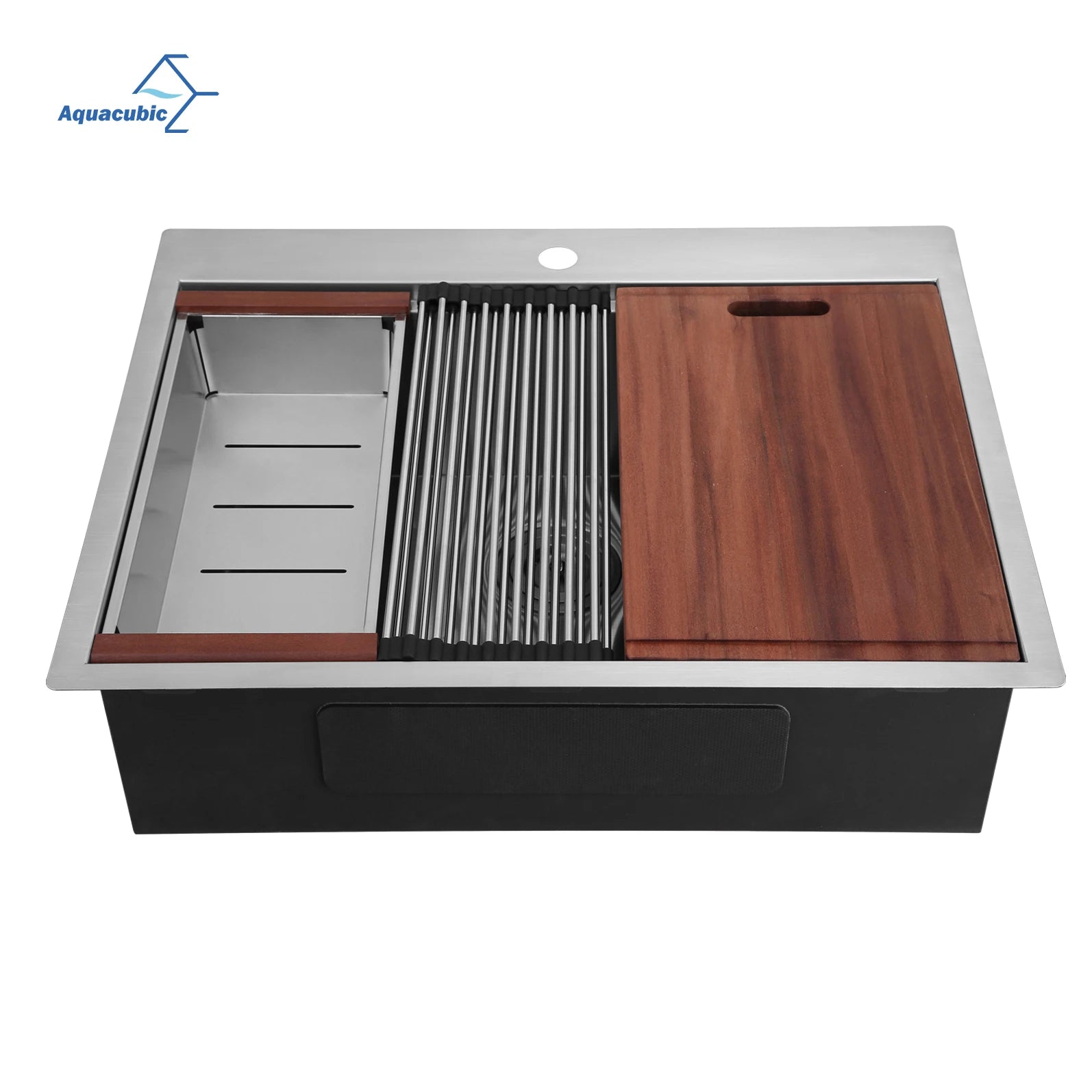 Aquacubic CUPC CE Certified Manufacturing 304 Stainless Steel Handmade Kitchen Sink